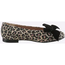Heine Ballerina in beige-schwarz | Gr.: 43