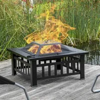 Böttcher-AG Feuerstelle Ø 32 cm Schwarz
