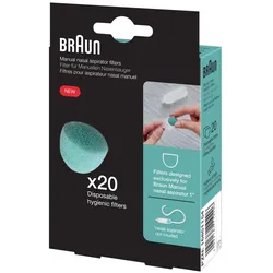 Braun Manueller Nasensauger Ersatz Hygienefilter 20 St