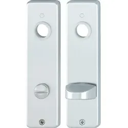 HOPPE ZT-Kurzschild 202KP/AP, WC Schlitzkopf E78, Aluminium F1 eloxiert,Paar