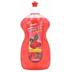 Reinex Ultra-Fix Spülmittel 395 , 500 ml – Flasche, Himbeere