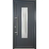 Meeth Haustür Signum Aluminium Modell 32 88 x 200 cm, DIN links, titan