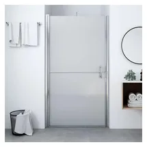 vidaXL Duschtür rechts 100 x 178 cm Mattes Hartglas
