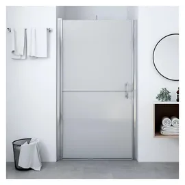 vidaXL Duschtür rechts 100 x 178 cm Mattes Hartglas
