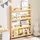 SoBuy Kinderregal KMB08 80 x 118 x 12 cm Kiefer beige