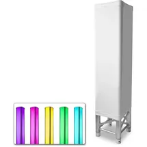 Beamz LTS20W Traversenabdeckung, Weiß, 200cm