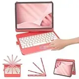 FUWANG Tastatur Hülle für iPad A16 Hülle mit Tastatur iPad Hülle mit Tastatur 11 Hülle mit Tastatur für 10 & 11 Generation (2022/2025), mit Bluetooth Tastatur und Multi Touch Touchpad 360° Drehbar