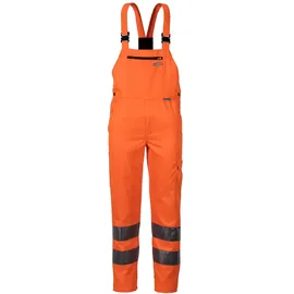 Planam Warnschutz Latzhose uni orange