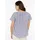 Zwillingsherz Kurzarmbluse Stripe & Stitch Blau L/XL
