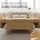 Homestyle4u Komfortbett 140 x 200 cm Braun