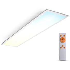 B.K.Licht LED Panel 100x25 cm 2 eckig weiß
