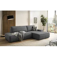 OTTO home Eckcouch Cord 2-Sitzer Grau