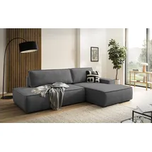 OTTO home Eckcouch Cord 2-Sitzer Grau