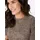 Inspirationen Baumwoll-Pullover taupe-schoko-gemustert 44