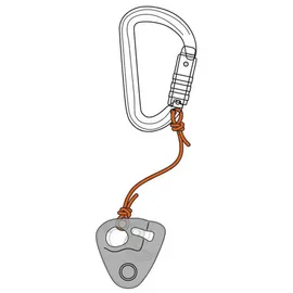 Petzl Seilrolle Gelb/Orange/Schwarz
