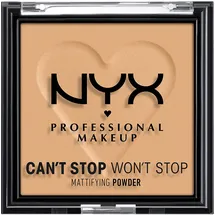 NYX Professional Makeup Can’t Stop Won’t Stop Mattifying Powder Golden für einen mattierten Teint und reduzierten Glanz