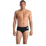 Arena one big logo low waist badeanzug schwarz silber herren - 85 cm