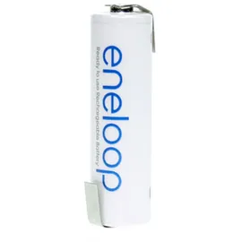 Panasonic 10er Pack Panasonic Eneloop AA Mignon Akku 1.2V 2000mAh mit Lötfahne Z-Form