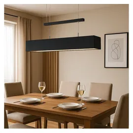 Melitec LED-Pendelleuchte DP15, Pendellampe dimmbar, Decken-Lampe für Küche und Esszimmer, mit Memory-Funktion, höhenverstellbar, Anthrazit/Gold, einstellbare Lichtfarbe, 42x LED