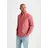 H.I.S. Langarmhemd H.I.S, Herren, Gr. S (37/38), N-Gr, rot, Web, Obermaterial: 100% Baumwolle, unifarben, regular fit, Rundhals, Manschette, Hemden, mit Kentkragen, Oxford-Qualität aus reiner Baumwolle