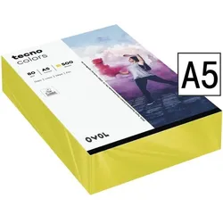 Inapa tecno Farbige Papiere »Rainbow / tecno Colors« gelb