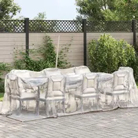 VidaXL Transparente Plane mit Ösen 2x6 m Polyethylen