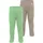 normani Outdoor Sports Normani, Outdoor Sports 2er Pack Baby Merino Unterhose mit Füßen in Beige/Grün | Gr.: 92