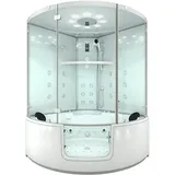 AcquaVapore Dampfdusche Whirlpool Dusche Duschkabine K60-WS-EH-EC-SC 140x140cm
