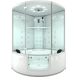 AcquaVapore Dampfdusche Whirlpool Dusche Duschkabine K60-WS-EH-EC-SC 140x140cm