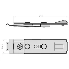BASI Mechanische Feststelleinheit »GEZE / TS 5000«, in verschiedenen Farben
