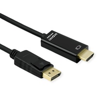 ROLINE DisplayPort Kabel DP - UHDTV, Slim, ST/ST, schwarz, 11045997