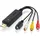 Aplic USB Audio Video Grabber - VHS - Videoadapter zur Bearbeitung, USB zu S-Video, Composite, Cinch
