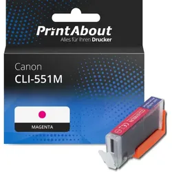 Druckerpatrone kompatibel mit Canon CLI-551M - Magenta