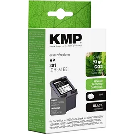 KMP kompatibel zu HP 301 schwarz (CH561EE)