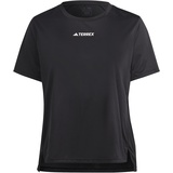 adidas Damen T-Shirt (Short Sleeve) W Mt Tee Pl, Black, HM4002, 2X