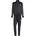 Basic 3 Stripes Trainingsanzug Herren Schwarz L
