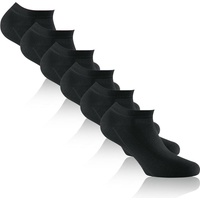 Rohner Unisex Socken, Multipack - Bambus Schwarz 43-46 Pack