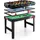 Costway 4 in 1 Tischkicker, Multifunktionstisch mit Tischfußball,Billard,Tischtennis&Airhockey, Kombi-Spieltisch-Set für Kinder&Erwachsene 125x97... - Schwarz