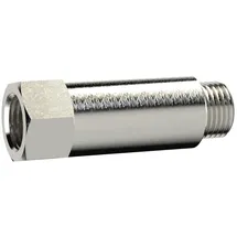 Riegler Verlängerungsstück, lang, G 1/8 a., G 1/8 i., SW14, MS v., L=42mm