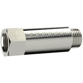 Riegler Verlängerungsstück, lang, G 1/8 a., G 1/8 i., SW14, MS v., L=42mm