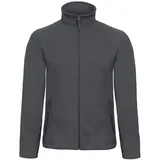 B & C Fleecejacke Dark Grey XXL