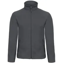 B & C Fleecejacke Dark Grey XXL