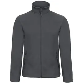 B & C Fleecejacke Dark Grey XXL