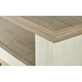 Möbel Kraft Wohnwand Viareggio ¦ weiß ¦ Maße (cm): B: 346,4 H: 182 T: 52.0