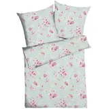 KAEPPEL Delicate Blumen Mint 135 x 200 cm + 80 x 80 cm
