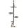 Goplus Kratzbaum deckenhoch 236-271 cm grau
