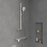 Villeroy & Boch Infinity Showers Duschgarnitur TVS11000200061 230x110x900mm, eckig, chrom