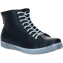 Andrea Conti Damen High Top Sneaker Schnürer Leder dynamisch 0341500, Schwarz 39