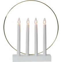 EGLO Lichterbogen Weihnachten mit 4 Glühbirnen  Weiß  E10