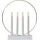 EGLO Lichterbogen Weihnachten mit 4 Glühbirnen  Weiß  E10